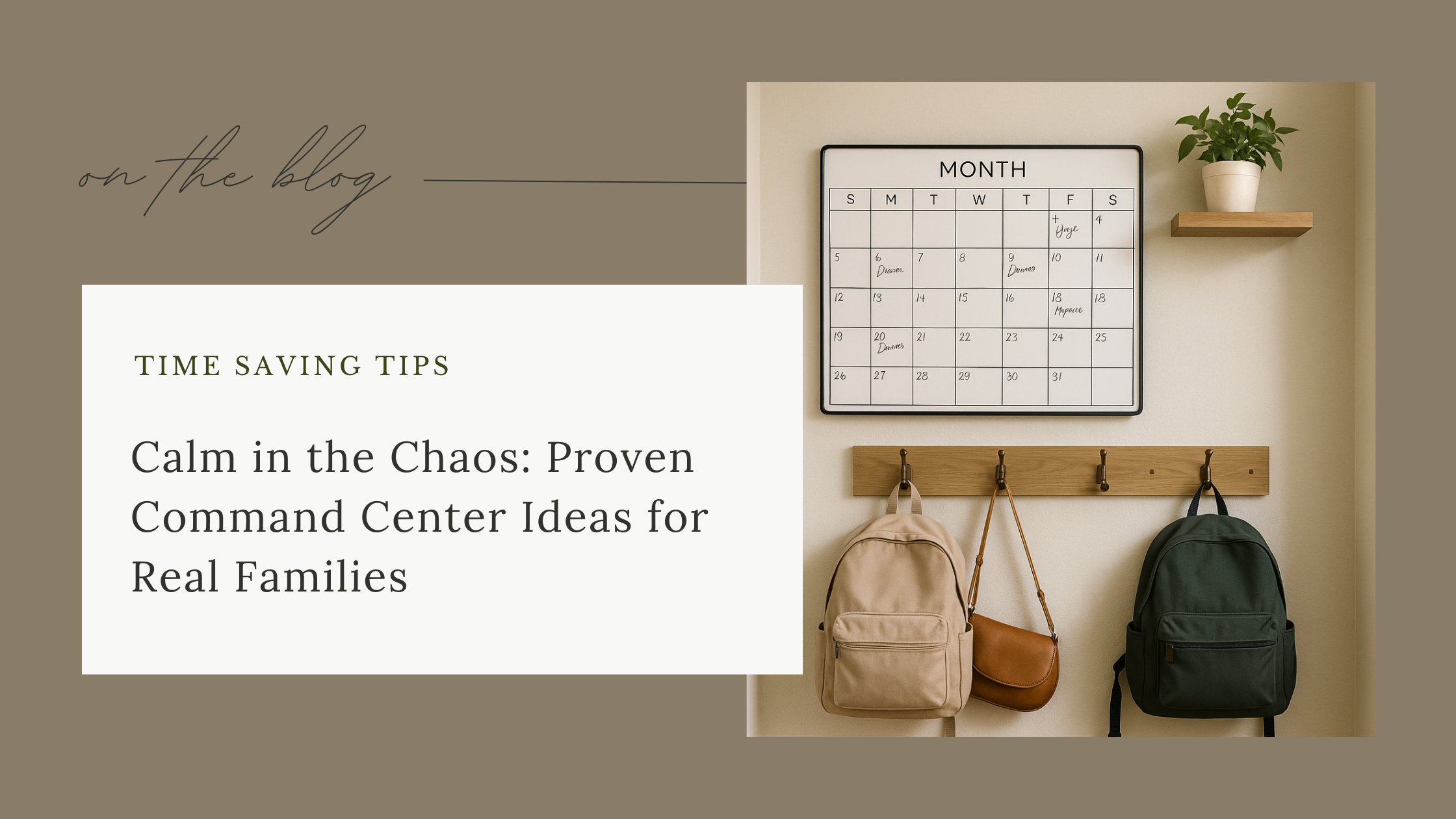 Calm in the Chaos: Proven Command Center Ideas for Real Families