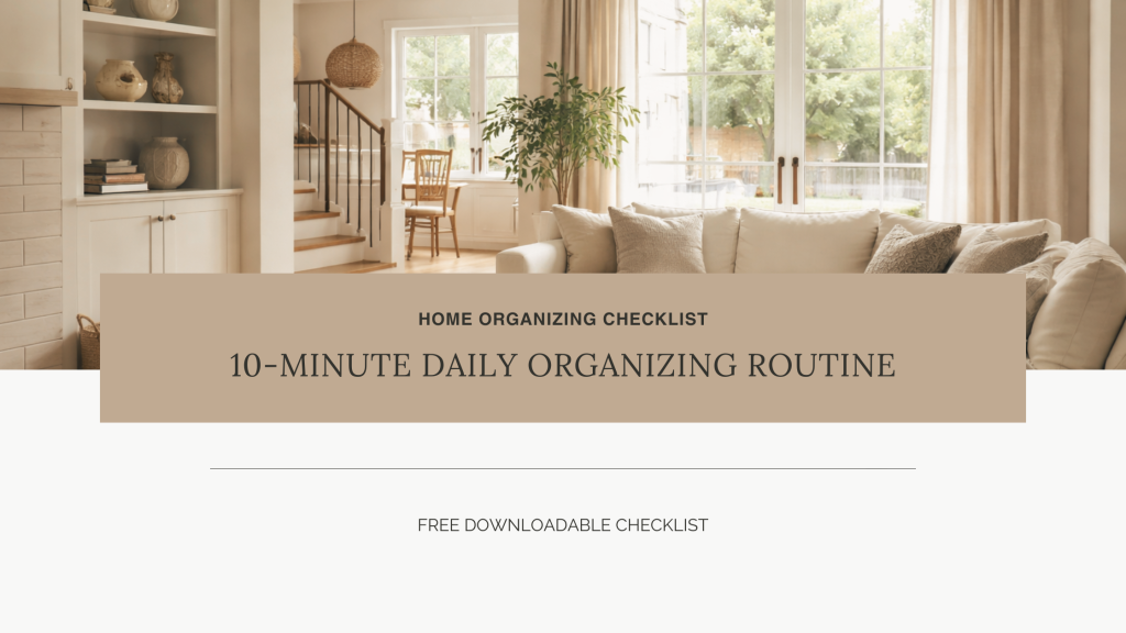 The 10-Minute Daily Reset That Supports Real Life